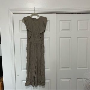 GAP olive green jumpsuit